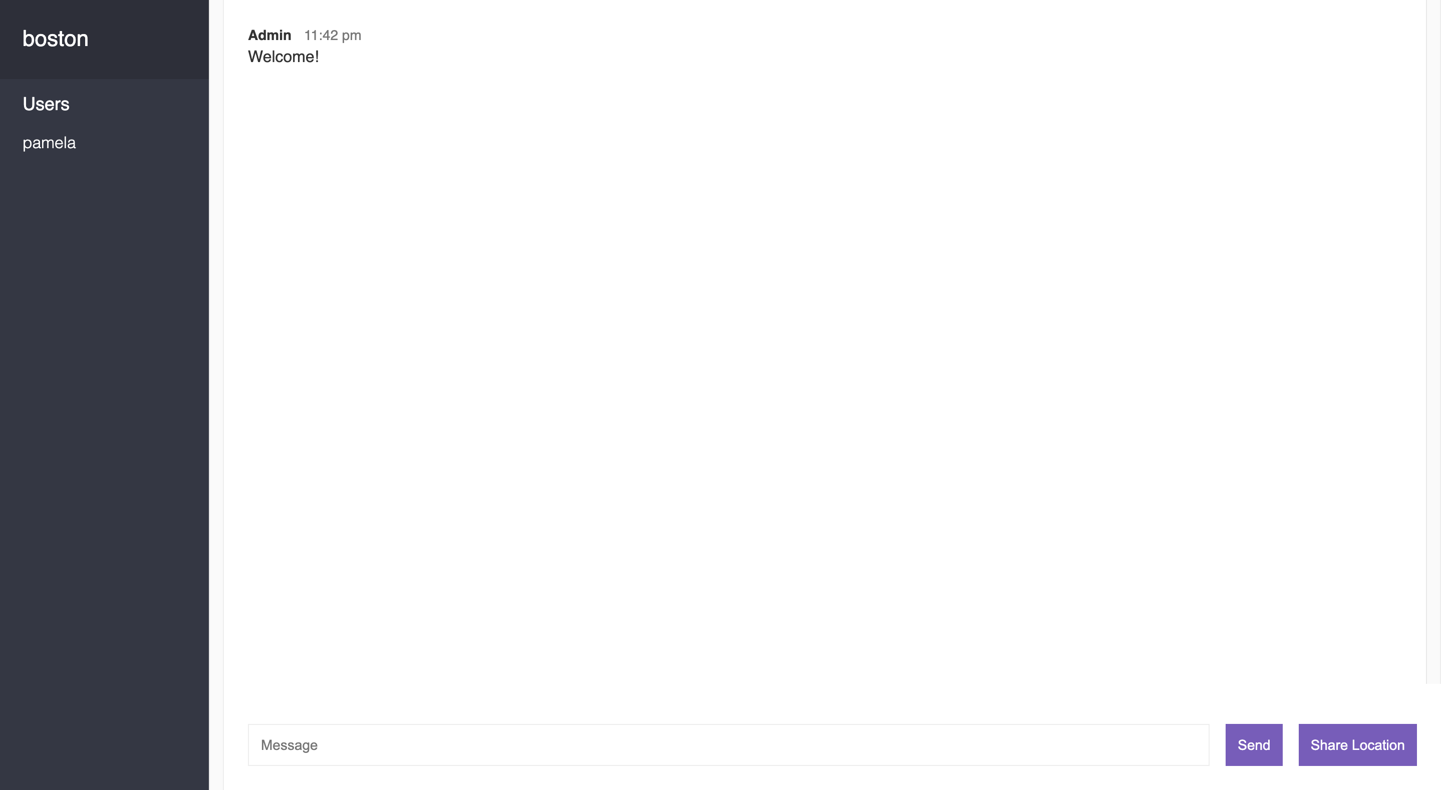 User Joined Chat